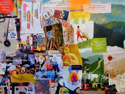 Collage créatif